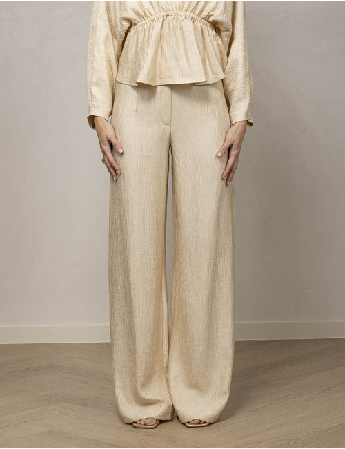 Oscar The Collection geklede broek ecru