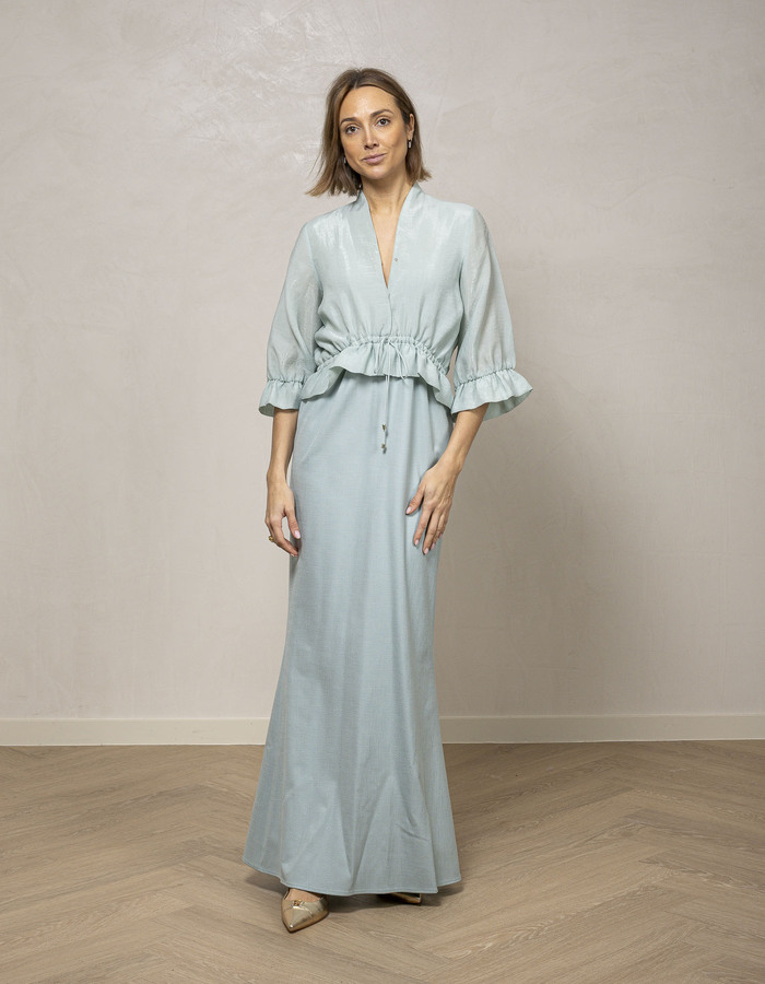 Oscar The Collection lang kleed blauw