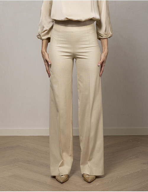 Oscar The Collection geklede broek ecru