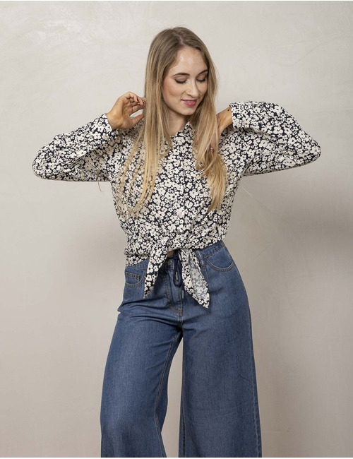 Freequent t-shirt navy