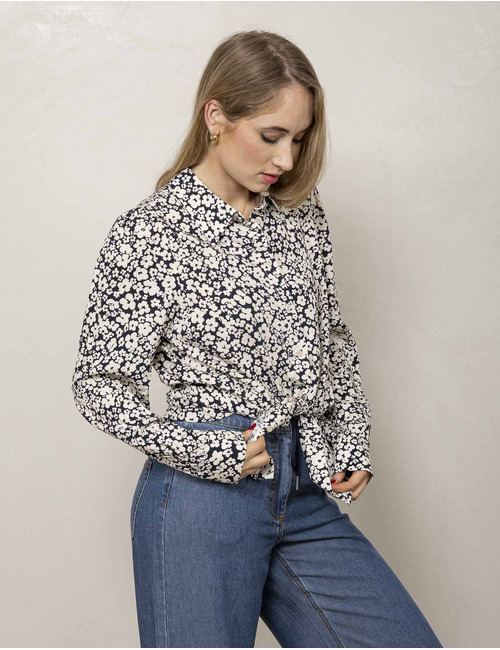 Freequent t-shirt navy