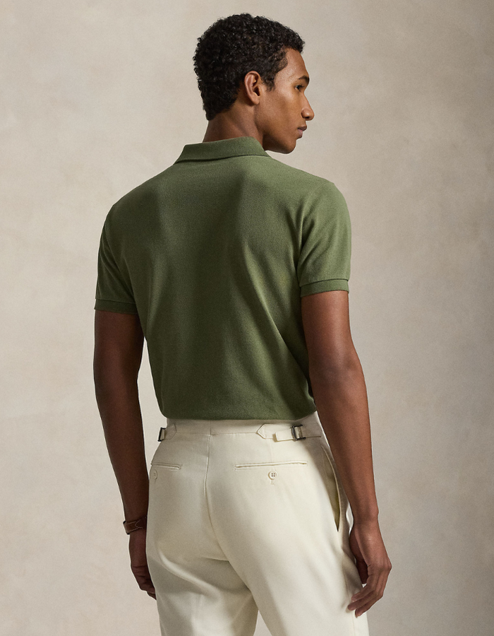 The Iconic Mesh Polo Shirt in Garden Trail