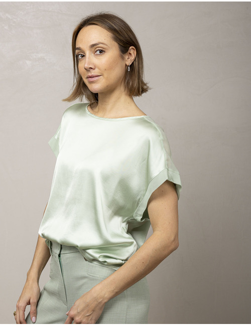 Amelie Amelie t-shirt korte mouw groen