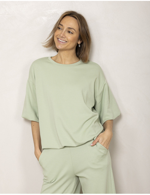 Amelie Amelie sweater groen