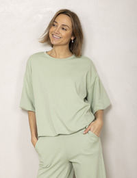 Amelie Amelie sweater groen