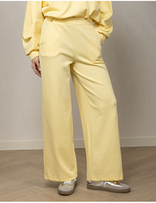 Amelie Amelie broek sportief geel