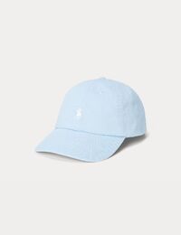 the iconic cotton chino ball cap in office blue