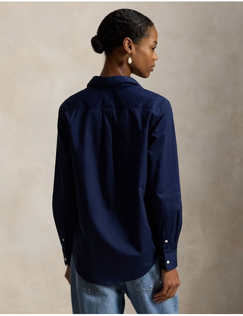 Ralph Lauren lange mouw bloes navy