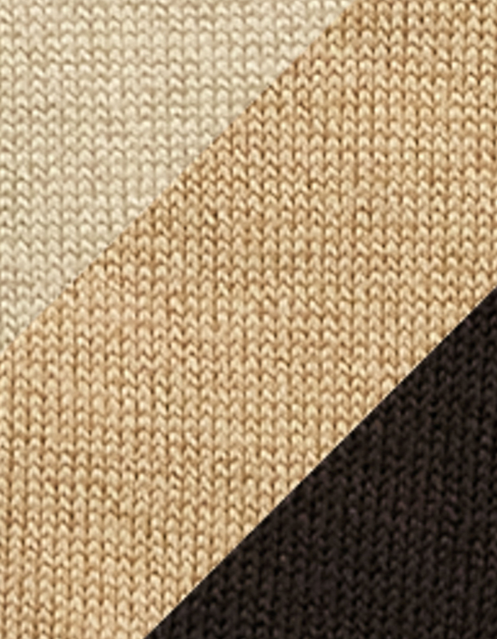 Cotton Blend Trouser Sock 3 Pack in Stone Brown Camel