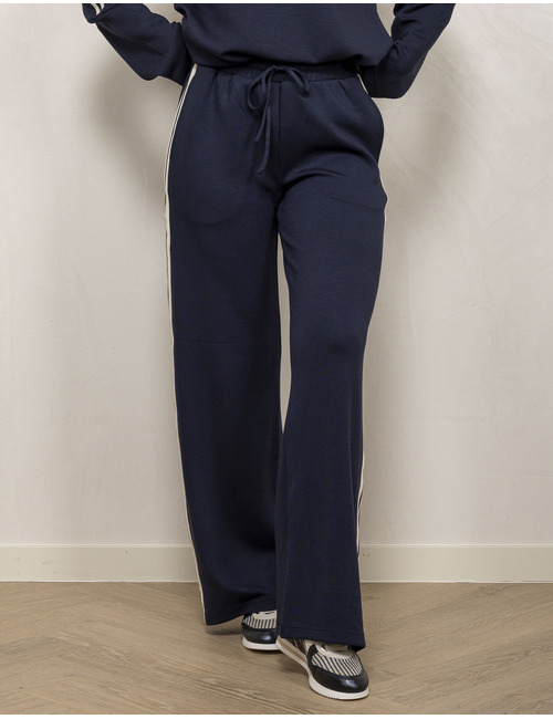 Freequent broek sportief navy