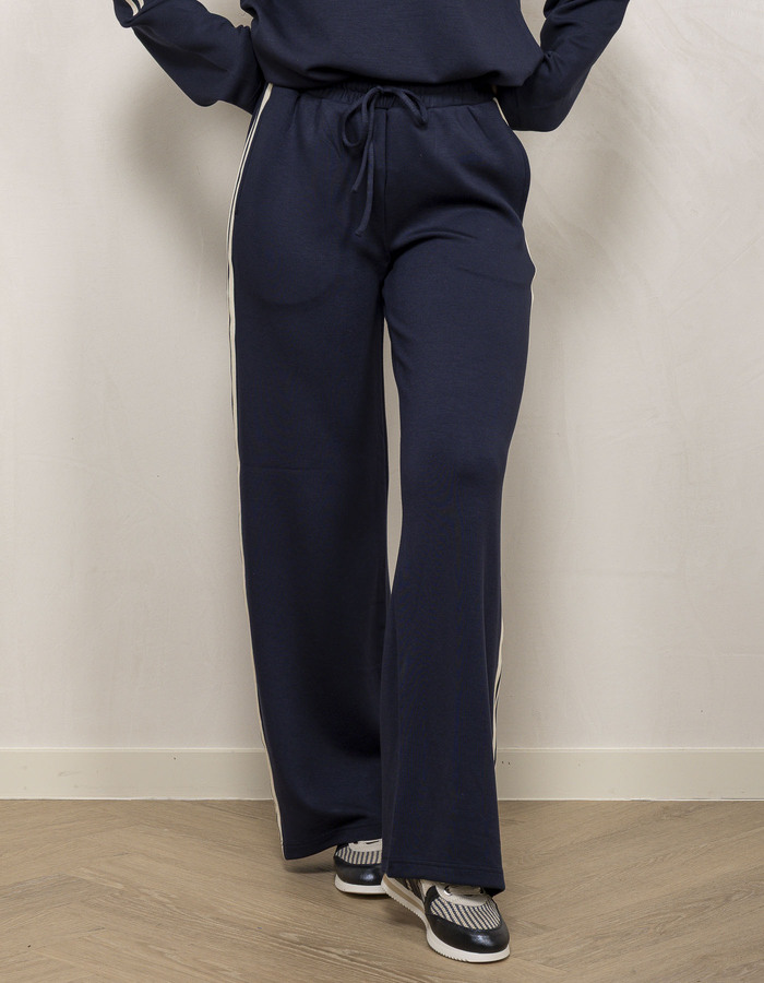 Freequent broek sportief navy
