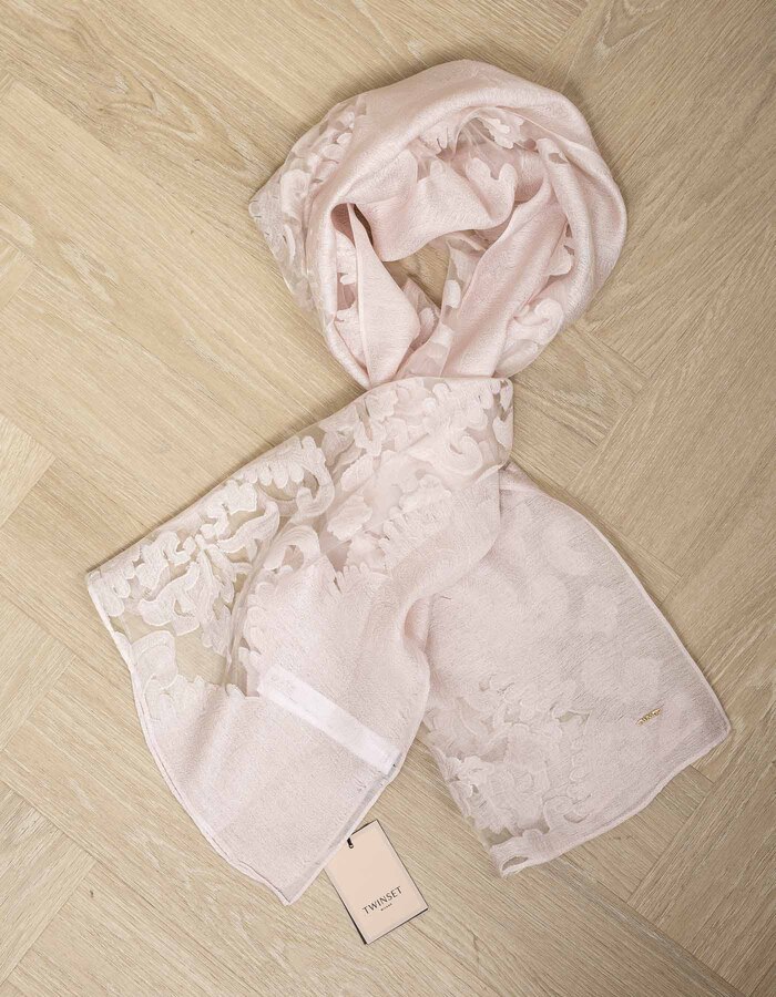 Twinset sjaal roze
