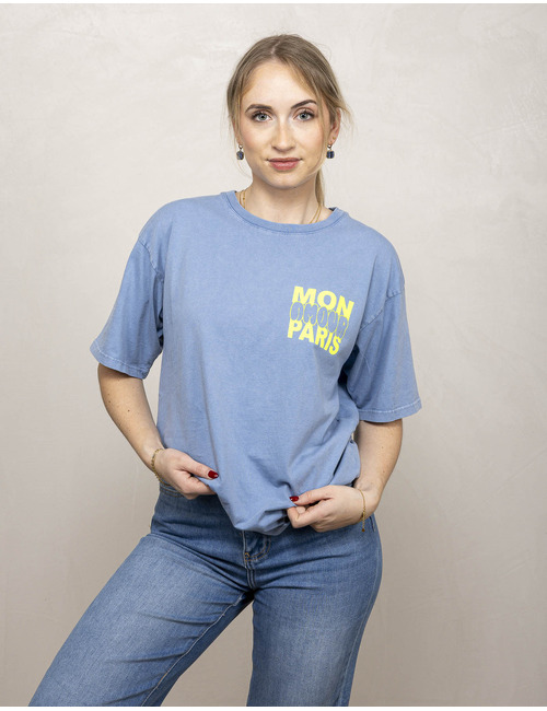 Kocca t-shirt korte mouw blauw