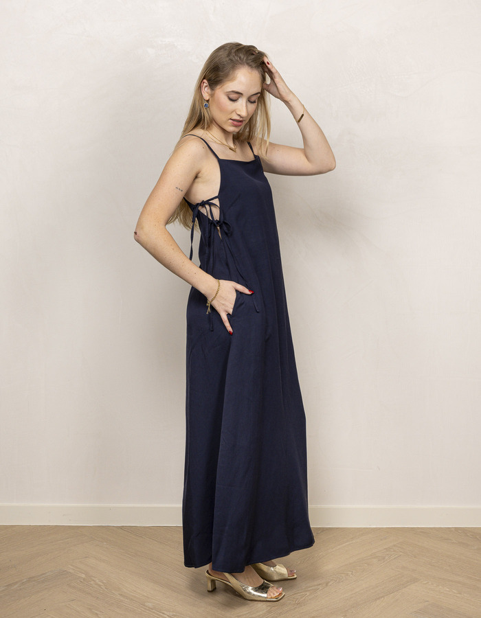 Kocca lang kleed blauw