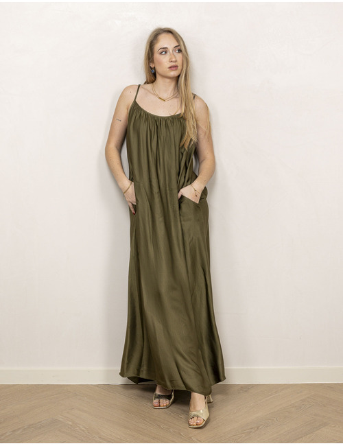 Kocca lang kleed groen