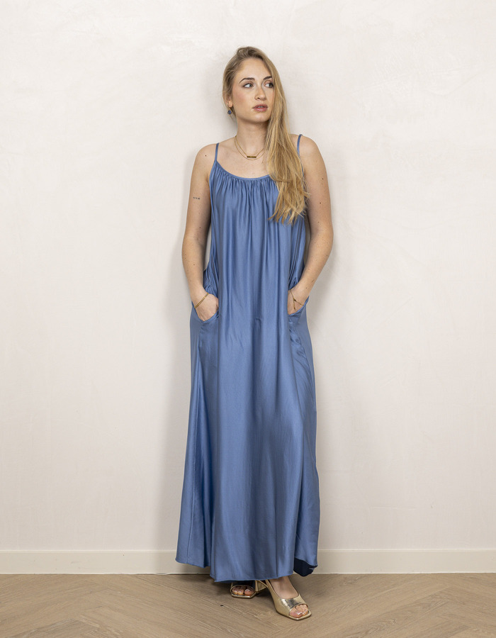 Kocca lang kleed blauw