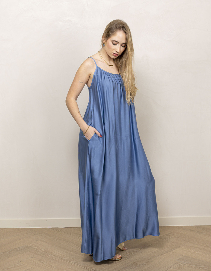 Kocca lang kleed blauw