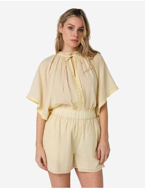 Ibana 3/4 mouw bloes geel