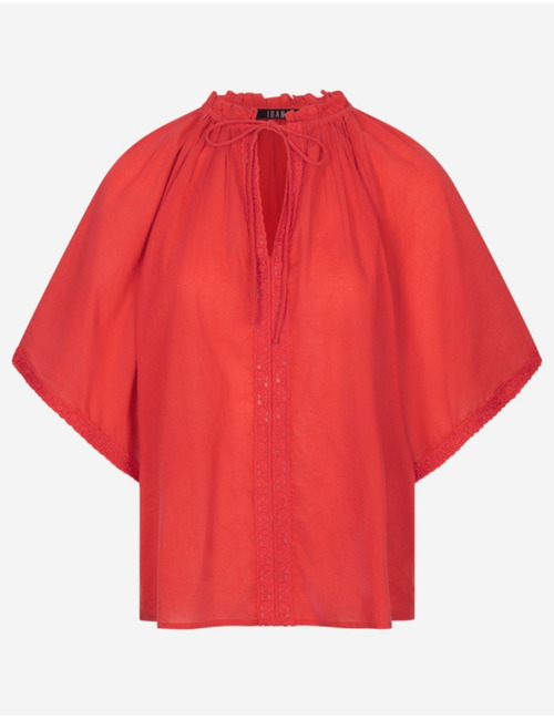 Ibana 3/4 mouw bloes coral