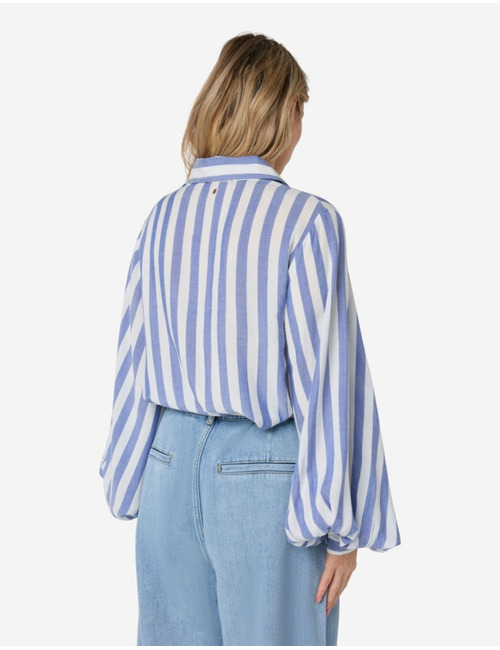 Ibana lange mouw bloes blauw