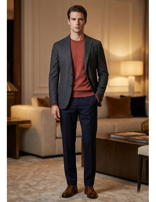 Gran Sasso pull met ronde hals multicolor