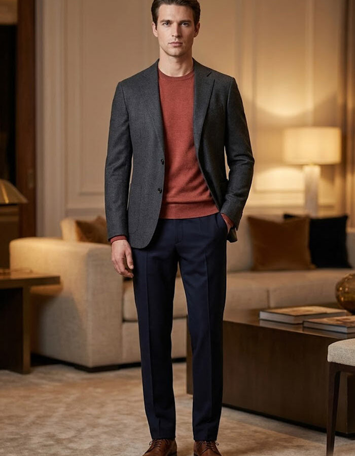 Gran Sasso pull met ronde hals multicolor