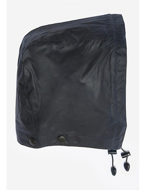 Capuchon Bedale in navy van gewaxed katoen