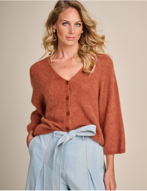 Due Amanti lange mouw gilet ng