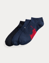 Big Pony Sock 3 Pack in Navy Multi