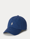 the iconic cotton chino ball cap in dusty azure cream