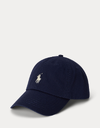 the iconic cotton chino ball cap in newport navy cream