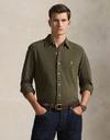 Featherweight Mesh Shirt in Wilson Olive Heather