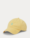 cotton chino ball cap in corn yellow
