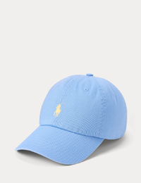 the iconic cotton chino ball cap in bristol blue