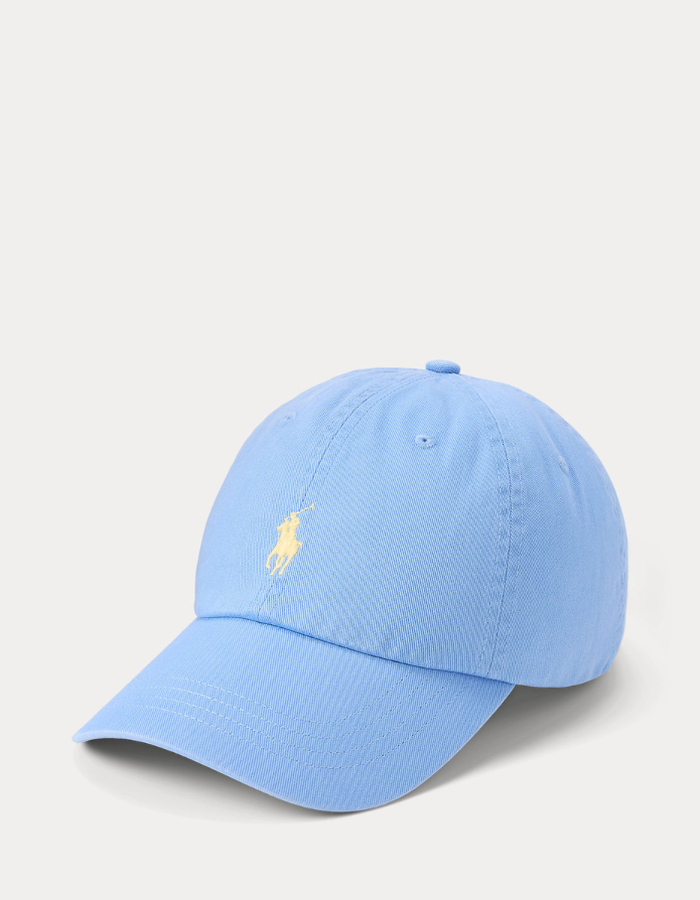 the iconic cotton chino ball cap in bristol blue