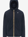 Jack Plain Warm korte gewatteerde jas in Blue Depth met Primaloft isolatie