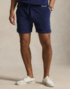 6 inch terry drawstring short in newport navy