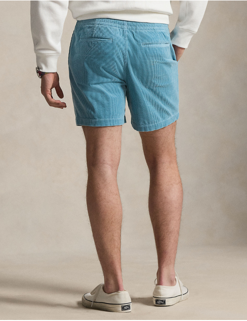 6 inch polo prepster corduroy short in blue note