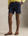 8 inch stretch straight fit chino short in nautical ink