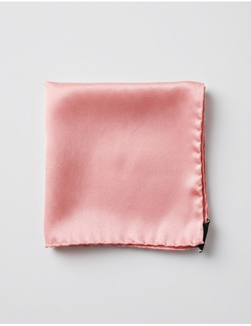 Luxe zijden pochet in roze