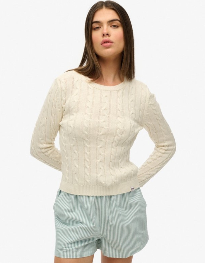 essentials slim cable trui