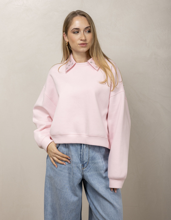 Liu Jo lange mouw sweater roze