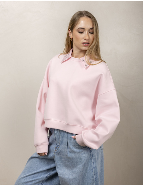 Liu Jo lange mouw sweater roze