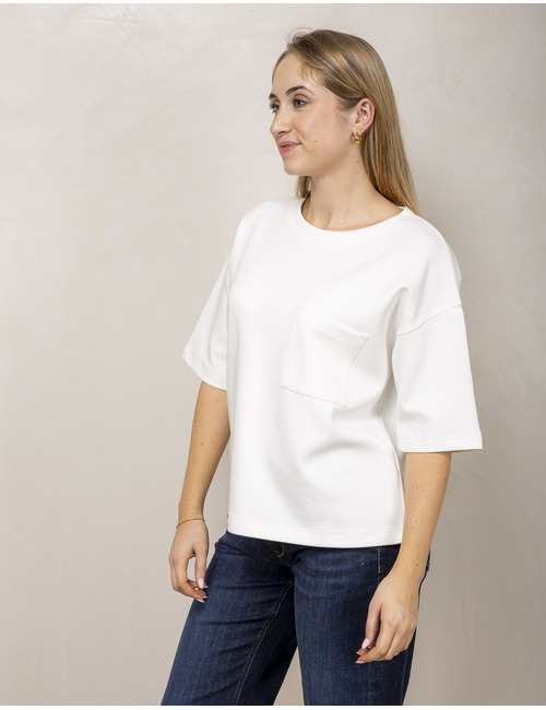 Gigue t-shirt korte mouw ecru