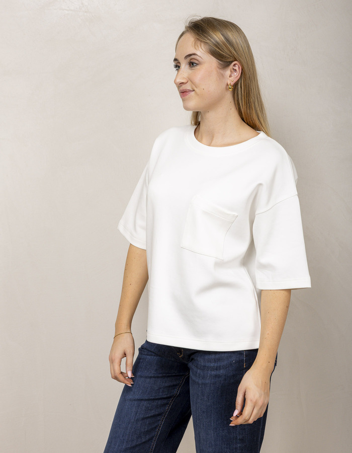 Gigue t-shirt korte mouw ecru