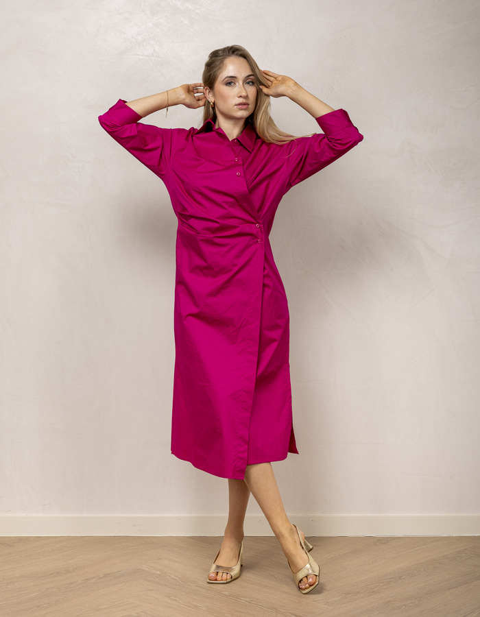 Gigue lang kleed roze