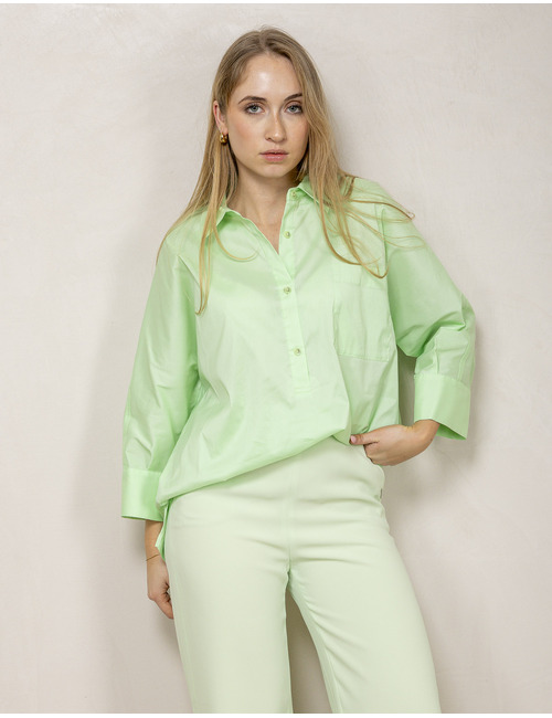 Xandres 3/4 mouw bloes groen