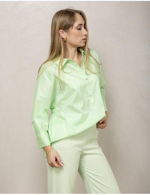 Xandres 3/4 mouw bloes groen