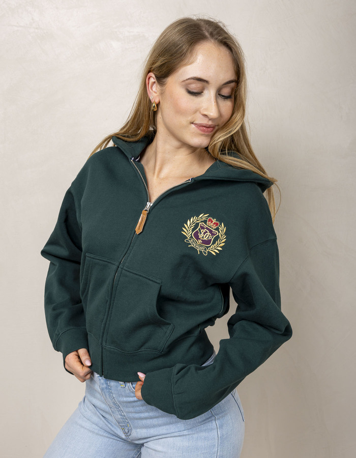 Superdry sweater met kap groen