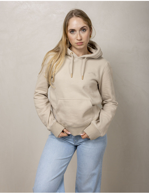 Superdry sweater met kap grijs